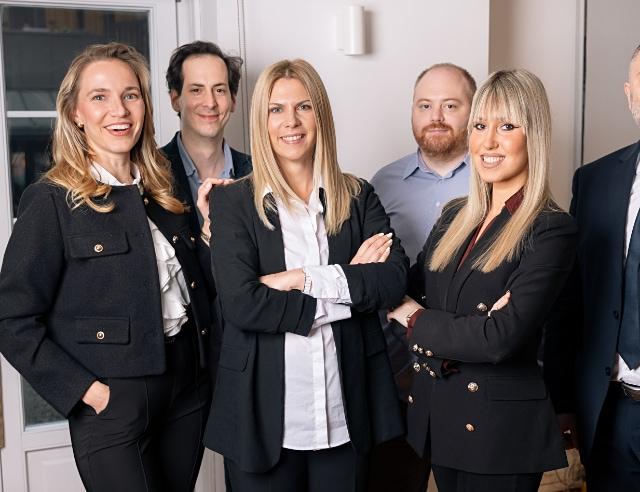 Group photo of Sara Bakic, Nemanja Lazarevic, Sanja Zaborski, Branko Grbac, Lana Pecelj